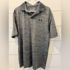 Under Armour Gray Dry Fit Polo Shirt